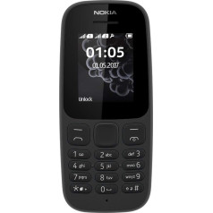 Nokia 105 Dual SIM Schwarz bez SIM kartes