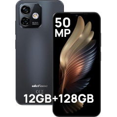 Ulefone Note 16 Pro viedtālrunis bez līguma, 12GB + 128GB/256GB SD 50MP kamera Octa Core Android 13 Mobilais tālrunis bez līguma 6,52 collu HD+ 4400mAh, 4G Dual SIM Mobilais tālrunis Sejas karte