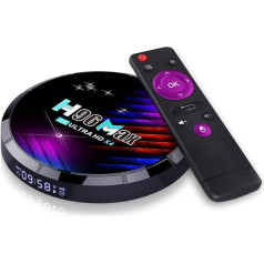 Android TV Box H96 MAX Android 11.0 S905X4 4GB RAM 64GB ROM Atbalsta AV1 6K 3D 1080P 2.4/5.0GHz WiFi BT4.0 10/100M Ethernet HDMI 2.0 H.265