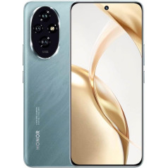 HONOR 200 viedtālrunis 5G - ROM atmiņa 512 GB, akumulators 5200 mAh, Snapdragon 7s Gen 3, trīskāršā kamera 50 MP, ekrāns 6,7 collas, Dual SIM, NFC, MagicOS 8.0/Android 14 - zaļš