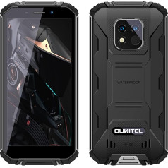 OUKITEL 12500 mAh akumulators Āra viedtālrunis bez līguma WP18 Pro, 13MP Dual Camera IP68 IP69K izturīgs mobilais tālrunis, Octa Core 4GB 64GB, 5,93 collu HD+, Android 12, Dual SIM, pirkstu nospiedumi, GPS NFC,