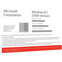 Windows 8.1 OEM 64 bitu vollversija