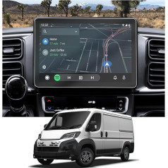 CDEFG Saderīgs ar Fiat Ducato e-Ducato 2021-2023 2024 Navigācijas aizsargplēve 4H Izturīga pret skrāpējumiem 10 collu GPS ekrāna aizsargplēve Navigācijas plēve Ducato Piederumi Pack of 2