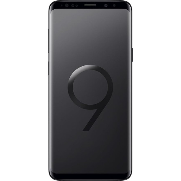 Samsung Galaxy S9+ viedtālrunis (6,2 Zoll skārienjūtīgais displejs, 64 GB iekšējās atmiņas, Android, Dual SIM) Midnight Black - vācu versija