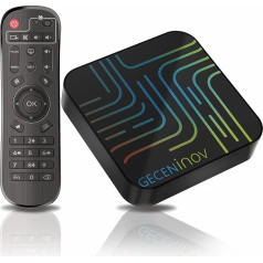 GECENinov Android TV Box, Smart TV Box 10.0, 2GB RAM 16GB ROM, augstas izšķirtspējas 6K straumēšanas TV Box, TV Box ar H616 CPU, atbalsta 2.4G/5G Dual WiFi, Bluetooth 5.0 un 10/100M Ethernet