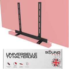 Universāls TV stiprinājums melns, saderīgs ar Bose Smart Soundbar 300/500/550/650/600/700/900/Ultra, TV skaļruni, Soundtouch 300 - pēc montāžas neredzams, ātri un viegli uzstādāms