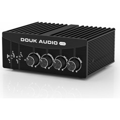 Douk Audio A100 TPA3255 pastiprinātājs, 300 vatu x2 ciparu jaudas pastiprinātājs, stereo/Mono kanālu pastiprinātājs mājas skaļruņiem/subwooferim