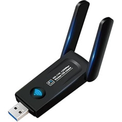 Bewinner USB WiFi адаптер, 1200 Мбит/с двухдиапазонный 2.4/5 ГГц WiFi сети внешний приемник WiFi донгл WiFi адаптер для ПК ноутбук рабочий стол