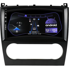 MISONDA Android radio priekš Mercedes-Benz C klases W203 W209 C180 C200 CL203 C209 (2004-2007) Double DIN GPS/BT/Android Car/WiFi/RDS/Carplay/DSP [6G + 128G]