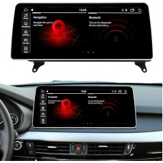 Koason 12,3 collu Android ekrāna monitors CarPlay GPS multimediju atskaņotājs BMW X5 X6 F15 F16 2014-2016 gads NBT