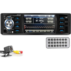 PolarLander Auto Radio 1 Din 4,1 collu skārienjutīgais ekrāns Auto Radio MP5 atskaņotājs Atbalsta Mirror Link + RDS Stereo Bluetooth atpakaļgaitas kameras auto radio