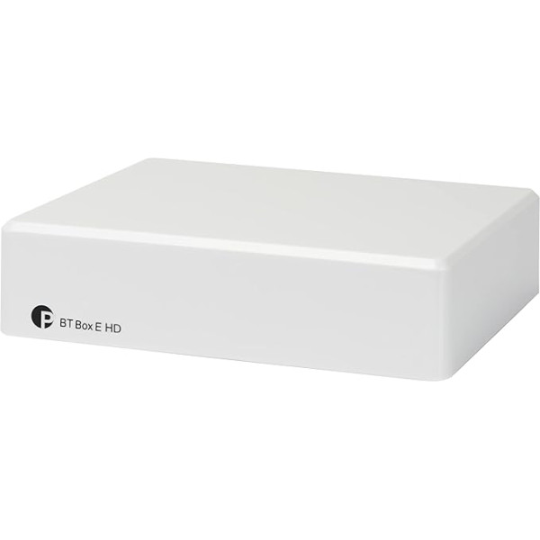 Pro-Ject BT Box E HD, augstas izšķirtspējas BT5.0 audio uztvērējs ar aptX HD, balts