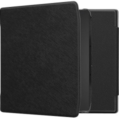 kwmobile Flip Case saderīgs ar Pocketbook Era/Era Colour Case - eReader futrālis no mākslīgās ādas - pārvalks - melns