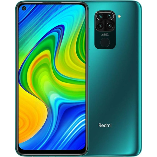 Redmi Note 9 viedtālrunis, 128 gb, meža zaļš