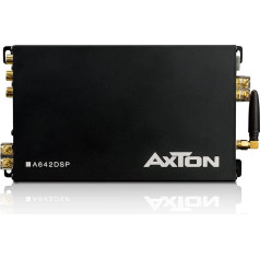 AXTON A642DSP - 5 kanālu pastiprinātājs ar DSP, jaudas pastiprinātājs ar mobilā tālruņa lietotnes vadību, Bluetooth audio straumēšana, Hi-Res audio pēc izvēles, 4 x 32W + 1 x 176W RMS