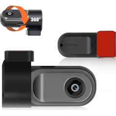 CAMECHO 1280 x 720P Dash Cam USB autokamera priekšējā kamera Android autoradijiem, automašīnas Mini Dash Cam, 150° plats leņķis, 24 stundu autostāvvietas režīms, G-sensors, ierakstīšana cilpā