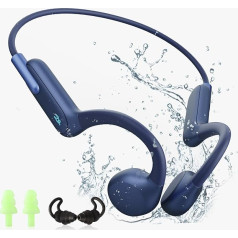 HIFI WALKER T10 Air, kaulu skaņas austiņas, IPX8 ūdensnecaurlaidīgas austiņas peldēšanai ar Bluetooth 5.3 sporta austiņām, 32GB MP3 atskaņotājs, zemūdens sporta austiņas peldēšanai, velosipēdistiem, skriešanai