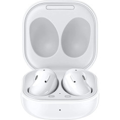 Samsung Galaxy Buds Live, bezvadu Bluetooth austiņas ar trokšņu slāpēšanu (ANC), ilgstoša darbība ar akumulatoru, AKG skaņa, ērta pielāgošana, baltas (vācu versija)