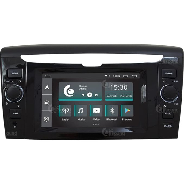 Personalizēts auto radio priekš Lancia Ypsilon ar priekšējo USB standarta Android GPS GPS Bluetooth Bluetooth WiFi USB DAB+ Touchscreen 7 collu 4Core Carplay Android auto