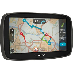 TomTom GO 50 - navigatori (Akumulators, Cigāru šķiltava, MicroSD (TransFlash), Visa Eiropa, 480 x 272 pikseļi, 16:9)