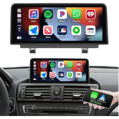 5G WiFi bezvadu CarPlay & Android autoradio BMW 1. sērijas F20/F21/F22/F23 2013-2015 gadam ar NBT sistēmu, 10,25 collu skārienjūtīgais displejs ar Bluetooth 5.0 GPS navigāciju Carplay stereo atskaņošanai