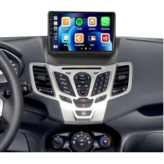 SIXWIN 2+64G Android 13 Carplay Android auto radio ar DSP Ford Fiesta 2009-2017, 9 collu skārienjūtīgais ekrāns, 1280 x 720, ar GPS WiFi BT BT USB FM RDS Radio Mirror Link + 32 joslu ekvalaizers