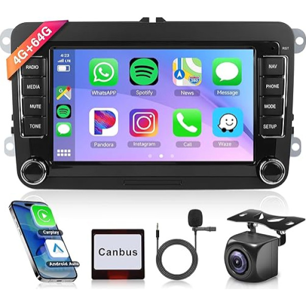 4G + 64G Android 13 Auto radio 2 DIN VW