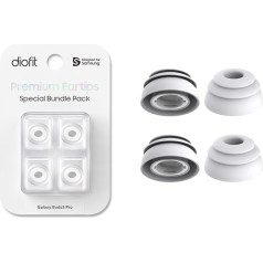 Galaxy Buds3 Pro Multi Flange ausu aizbāžņi (balti, lieli)