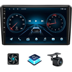 4GB + 64GB Android auto radio priekš Audi A3 8P 2003-2012 S3 2006-2012 RS3 2011-2012 Radio ar Apple CarPlay Android auto 9 collu ekrāns Bluetooth auto radio ar navigāciju atpakaļgaitas kamera brīvroku komplekts