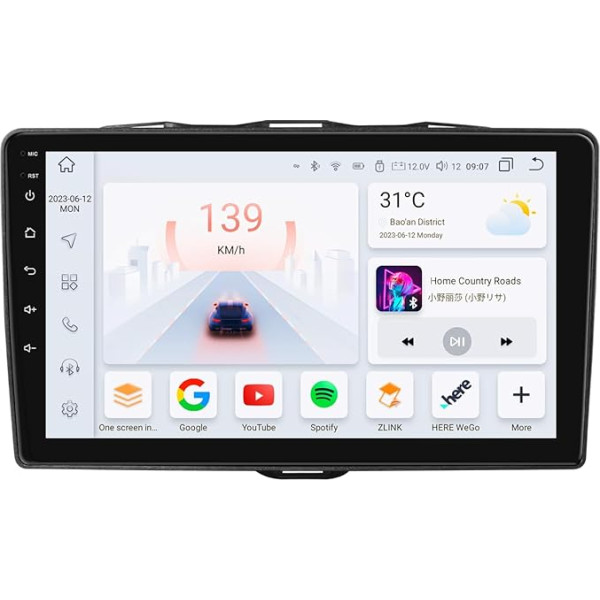 Android 13 Auto radio 9 collu skārienjūtīgais ekrāns 8 kodolu priekš Alfa Romeo Giulietta 2015-2018 WiFi bezvadu Android Car & Wireless Carplay Bluetooth WiFi 4G GPS RDS AM/FM (2015-2018)