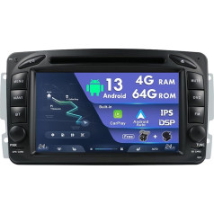 MISONDA 2 DIN Android auto radio DVD GPS navigācija Mercedes Benz CLK W209 W203 W463 W208 kameras auto radio 7 collu DSP + Carplay atbalsts RDS/DAB+/SWC/4G/WiFi/BT-4G+64G