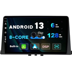 SXAUTO Android 13 [6G + 128G, 8-core] IPS auto radio Citroen Berlingo (2018-2020) - Carplay/Android Car - Camera + MIC 360-CAM DAB stūres vadības pults vadība Fast Boot WiFi DSP Bluetooth - 2 DIN 10.1