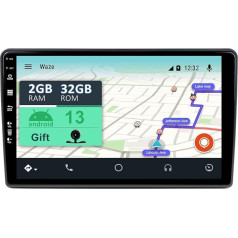 YUNTX [2GB + 32GB] Android 12 auto radio ar navigācijas sistēmu Fiat Ducato/Peugeot Boxer/Citroen Jumper (2006-2022) 9 collu skārienjūtīgais ekrāns Bezmaksas kamera DAB/GPS/Stūres rats