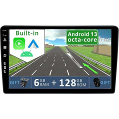 YUNTX [6GB + 128GB] Android 13 autoradio Opel Astra Zafira Corsa Signum Twintop [Integrēts CarPlay/Android Car/DSP/GPS]-9 collu IPS 2.5D kamera + MIC-DAB/Mirror Link/Bluetooth 5.0/360 kamera