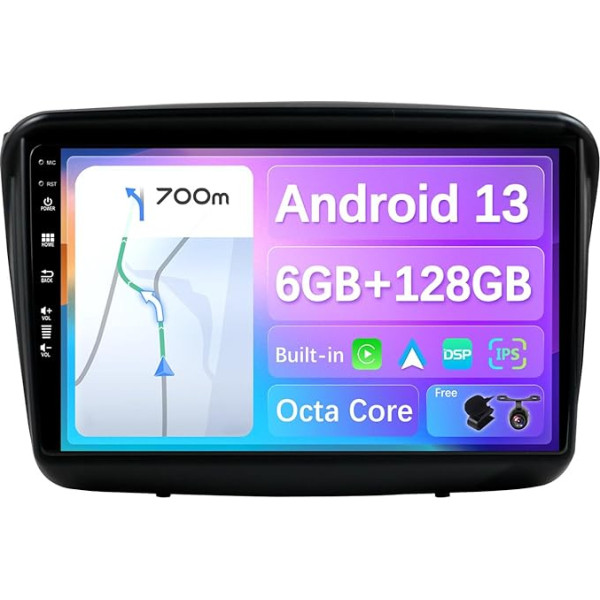 BXLIYER - 6G+128G - Android 12 IPS auto radio piemērots Mitsubishi Pajero Sport 2 L200 (2008-2016) - Wireless CarPlay/Android Car/DSP - LED kamera un mikrofons - 9 collu 2 DIN - DAB SWC Fast Boot 360 kamera