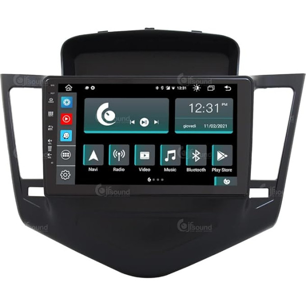 Personalizēts auto radio priekš Chevrolet Cruze 2009-11 Black Android GPS Bluetooth Bluetooth WiFi USB DAB+ skārienjūtīgais ekrāns 9 collu 8Core Carplay Android Car