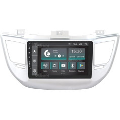 Personalizēts auto radio Hyundai Tucson ar standarta radio ligzdu Android GPS Bluetooth Bluetooth WiFi USB DAB+ skārienjūtīgais ekrāns 9 collu 4core Carplay AndroidAuto