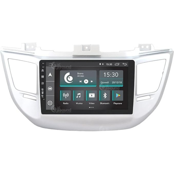 Personalizēts auto radio Hyundai Tucson ar standarta radio ligzdu Android GPS Bluetooth Bluetooth WiFi USB DAB+ skārienjūtīgais ekrāns 9 collu 4core Carplay AndroidAuto