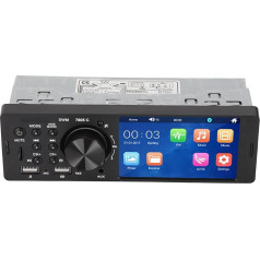 Bluetooth skārienjutīgā ekrāna autoradio, 4,1 collu HD USB Aux ieeja, spoguļa savienojums, FM radio, auto audio uztvērējs, MP5 atskaņotājs, atpakaļgaitas video atbalsts, auto radio universālai automobiļa modifikācijai