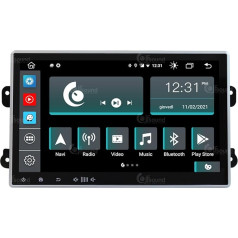 Jf Sound auto audio sistēma Costum fit Auto radio Ducato 8 2021-22 Android GPS Bluetooth Bluetooth WiFi Dab USB Full HD displejs 10,1 collu Easyconnect 8 kodolu procesors Balss komandas, melns, JF-011-X9-D8