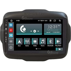 Costum Fit Auto Radio Jeep Renegade Android GPS Bluetooth Bluetooth WiFi Dab USB Full HD skārienjūtīgais ekrāns 9 collu Easyconnect 8 kodolu procesors Balss komandas