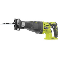 RYOBI 18 V ONE+ Akku-Säbelsäge R18RS-0 (28 mm Hublänge, Leerlaufdrehzahl 0-2900 min-¹, Max. Schnitttiefe in Holz 20 cm, ohne Akku + Ladegerät)