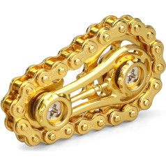 Gears Fidget Chain, Cool Assembly Fidget Spinner Ring rotaļlieta bērniem, metāla Fidgeting velosipēdu sprockets Cube, EDC Novelty Stress Relief Hand Spinner Kinetic Gift pieaugušajiem