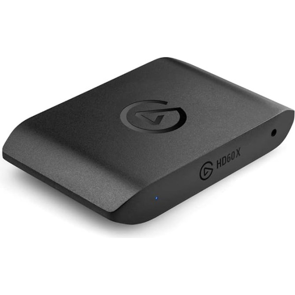 Elgato HD60 X - Straumējiet un ierakstiet 1080p60 HDR10 vai 4K30 ar īpaši zemu latentumu PS5, PS4/Pro, Xbox Series X/S, Xbox One X/S, OBS un citās programmās, saderīgs ar PC un Mac.