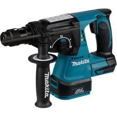 Makita DHR243RMJ Akumulatora kombinētais urbis 18V/4,0Ah, 2 akumulatori un lādētājs, Makpac, daudzkrāsains, DHR243Z