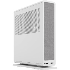 Fractal Design Ridge White - PCIe 4.0 Riser karte komplektā - 2X 140 mm PWM Aspect ventilatori komplektā - C tipa USB - m-ITX spēļu PC spēļu korpuss