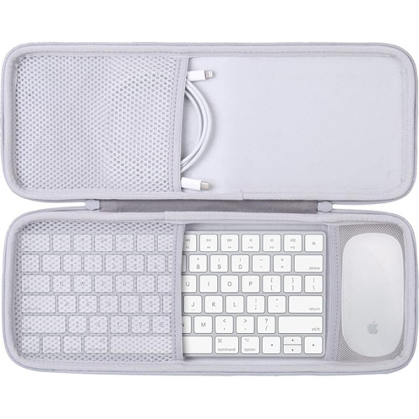 co2CREA Cietais ceļojuma aizsargvāciņš Apple Magic Keyboard un Magic Mouse 2/1 Keyboard Mouse Set korpusam