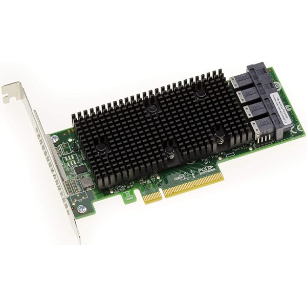 KALEA-INFORMATIQUE PCIe 3.1 SAS + SATA + NVMe 12GB kontrollera karte ar 16 iekšējiem pieslēgvietām OEM modelis 9400-16i