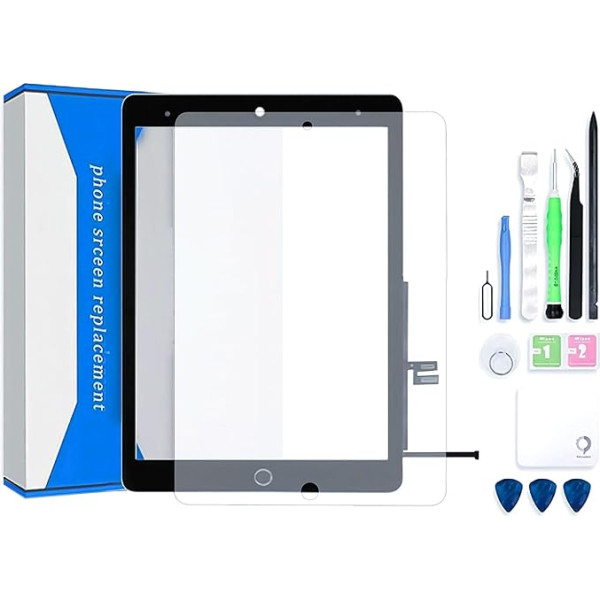 getalong 10,2 collu iPad 9 9. paaudzes 2021 skārienekrāna digitālizatora stikla nomaiņas komplekts bez skārienjūtīga IC ar sākuma pogas ekrāna aizsargu rīki A2602 A2603 A2604 A2604 A2605