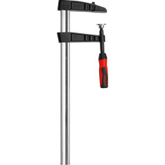 BESSEY Temperguss-Schraubknecht TGK80-2K, Spannweite 800 mm Ausladung 120 mm, Verstärkte Ausführung für höhere Spannkraft und größere Spannweite, Gewicht 3,53 Kg